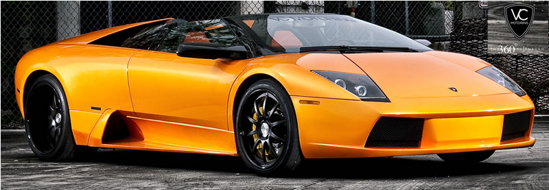Glistening Orange Lamborghini Murcielago