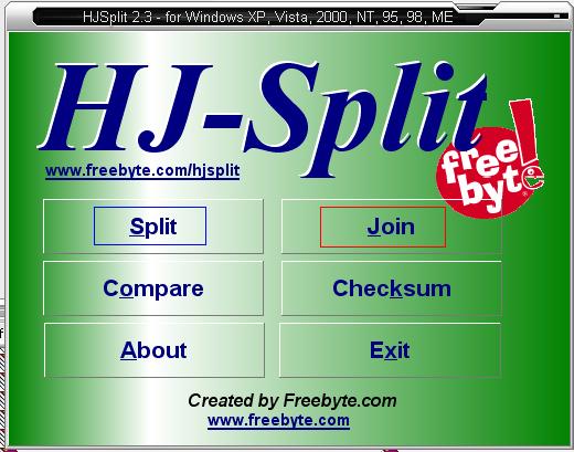 Masih seputar menggabung dan memecah file (HJSPLIT)