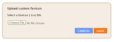custom favicon blogger