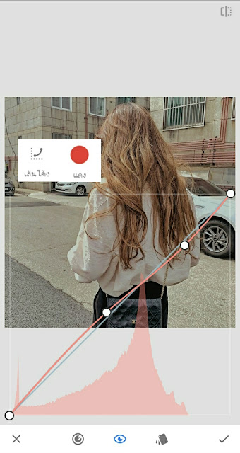 แต่งรูปโทนสายฝอ Snapseed