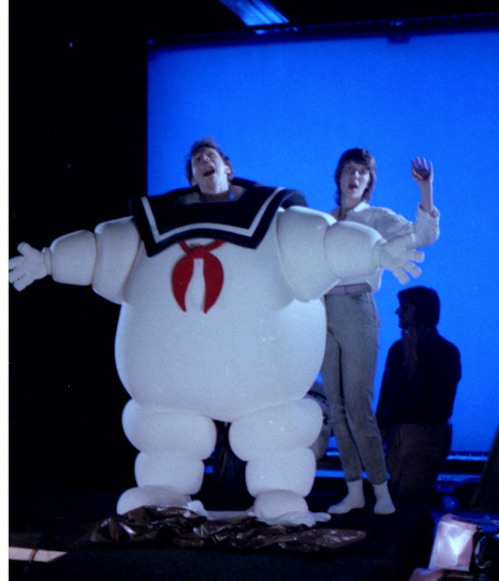 behind the scenes stay puft marshmallow man