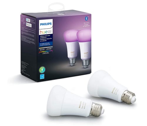 Philips Hue 548610 CFH Smart Light A19 Bulbs