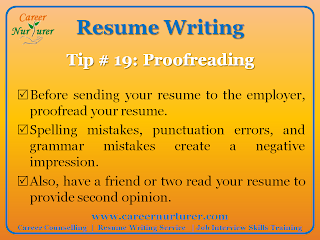 Career Counselling and Guidance Resume Tips