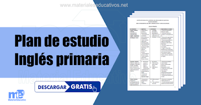 Plan de estudio ingles primaria