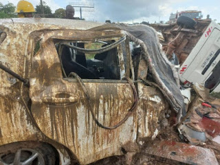 Horrible collision at Winneba Junction leaves 3 dead and 15 injured