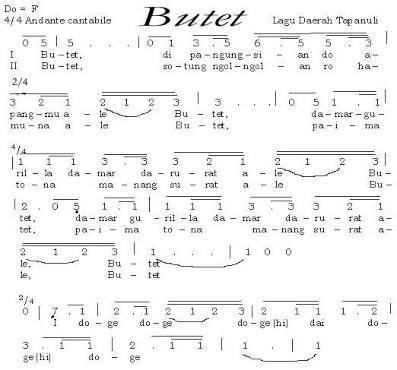 Lagu Batak Butet