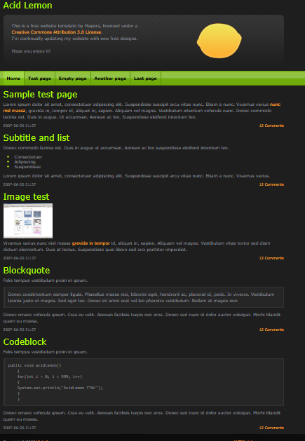 Blog Forum Template Free Download-HTML, CSS, JS