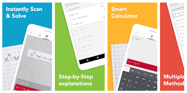 Photomath – Camera Calculator Rekomendasi Aplikasi Belajar Matematika Terbaru Android 2019