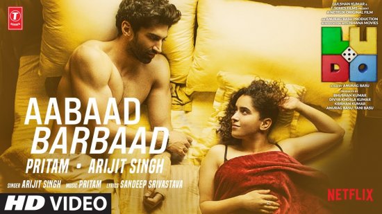 Aabaad Barbaad Lyrics Ludo | Arijit Singh