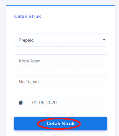 Cara Cetak Struk Token PLN dan PPOB Market Pulsa