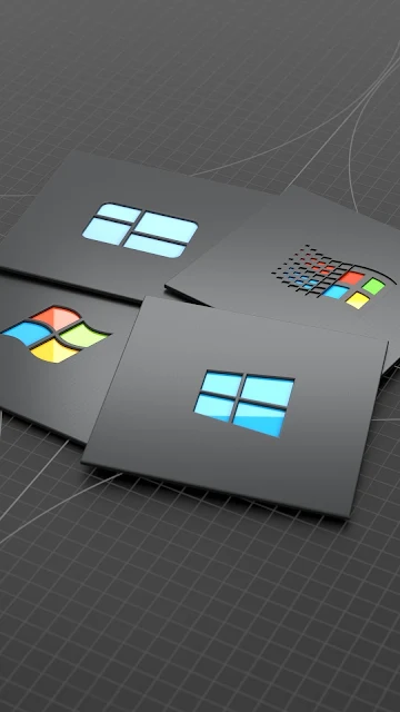 Papel de Parede hd Windows Logo 3D