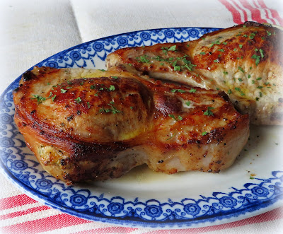 Stuffed Brined Pork Chops