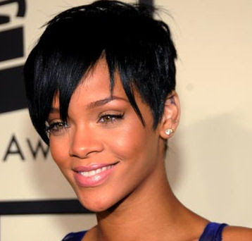 rihanna haircuts 2009. rihanna short hair.