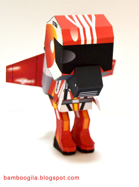 Jetman Paper Toy