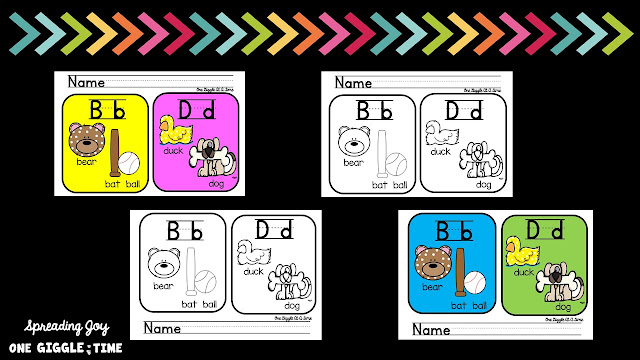 This is a great way to help students get control of b and d reversals in both their reading and their writing.