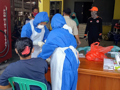 1 dari 8 Pedagang Pasar Pagi Putussibau Rapid-test Reaktif