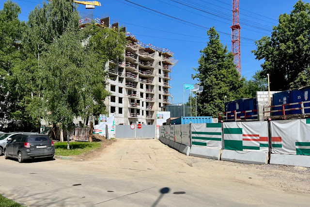Касимовская улица, строящийся жилой дом по программе реновации