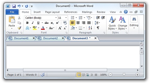 screenshot word large2 Office Tabs   Add Tabs dalam Office Word Document