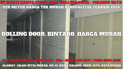 GAMBAR, DAFTAR, HARGA, ROLLING DOOR, PER METER, MURAH, BINTARO, 2024