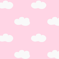 pink fluffy clouds Paper