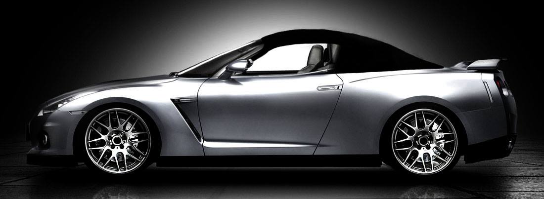 日産GT-Rのオープンカー仕様のイメージを米国のカスタムブランドが公開