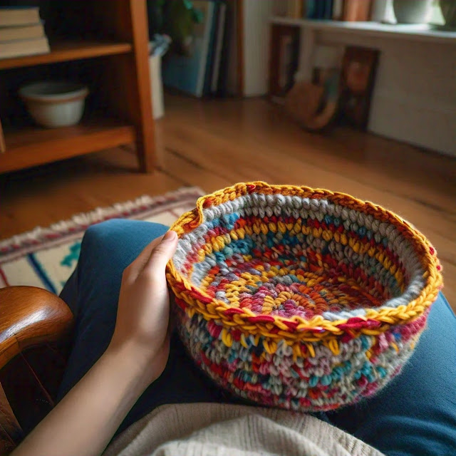 Free Easy Crochet Bowl Cozy Pattern