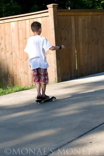 Austin on foot board blog