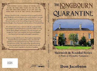 Book Cover, full wrap: The Longbourn Quarantine by Don Jacobson