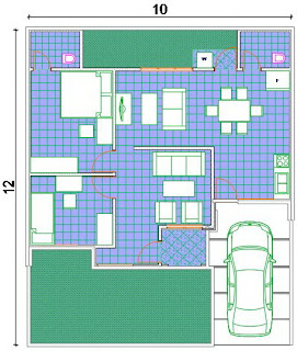 Desain rumah type 75