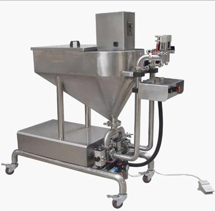 semi automatic single head thick sauce filling machine pneumatic cream filler