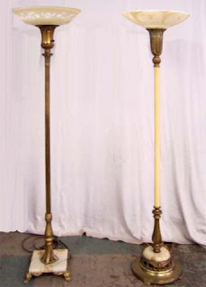 antique brass floor lamps