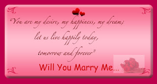 Valentines Day Marriage Proposal Card
