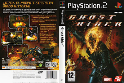 Jogo Ghost Rider PS2 DVD Capa