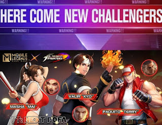 Bocoran Kolaborasi MLBB x KOF Part 3: Ada Skin Valir dan Paquito?