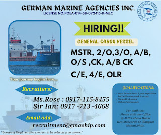 Seaman hiring crew for general cargo vessel