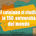 Il catalano si studia in 150 università del mondo