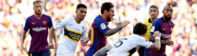 Barcelona se quedó con el trofeo Joan Gamper tras golear a Boca con goles de Malcom, Messi y Rafinha. 