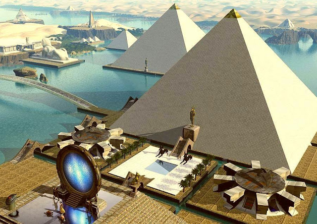 Resultado de imagen de puerta estelar de la Gran pirámide