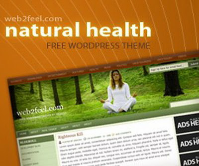 Natural Health Blogger Template