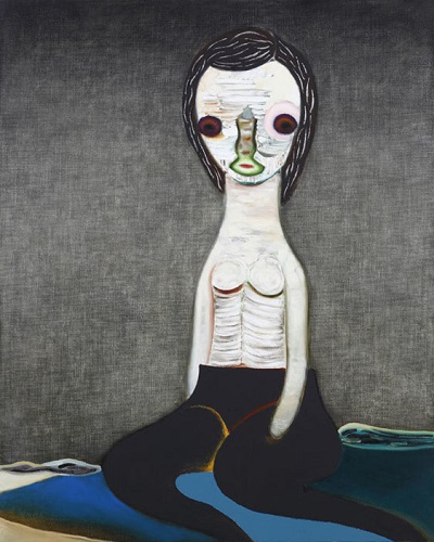 Izumi Kato - Untitled - 2014 | imagenes de obras de arte contemporaneo tristes, lindas, de soledad | cuadros, pinturas, oleos, canvas art pictures, sad | kunst | peintures
