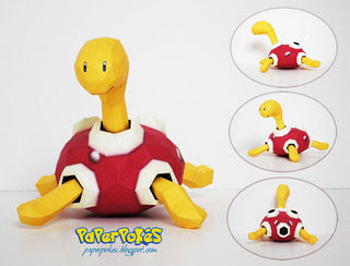 Pokemon Shuckle Papercraft