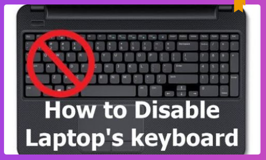 How to disable the laptop's Built in keyboard? Details not seen