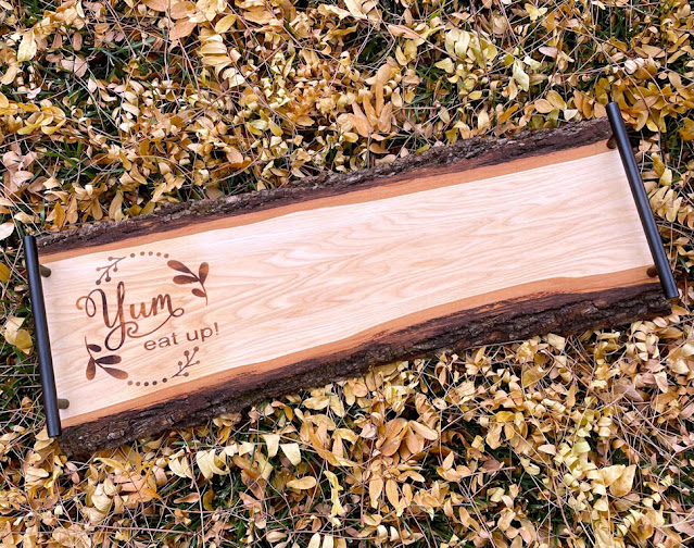 Charcuterie Board Designed & Made By Thistle Thicket Studio. www.thistlethicketstudio.com