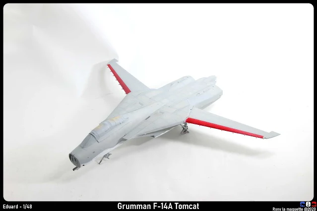 Le camouflage du F-14A Tomcat d'Eduard au 1/48