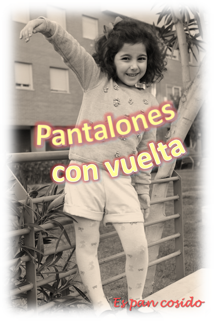 Pantalones con vuelta