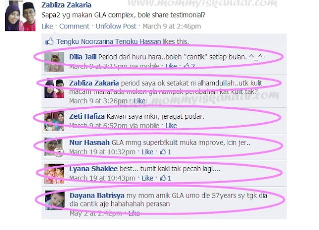 Testimoni Gla Complex