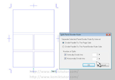 Manga Studio 4 Split Panel Option