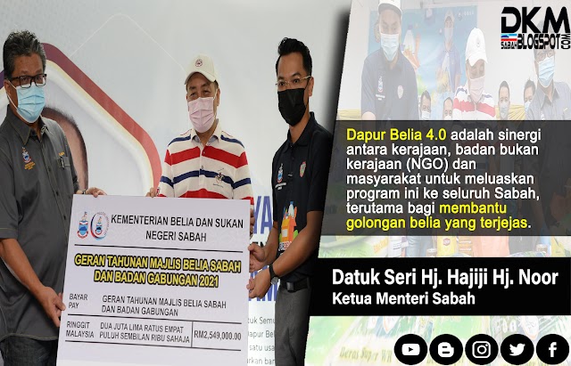 RM2.55 juta kepada Majlis Belia Sabah