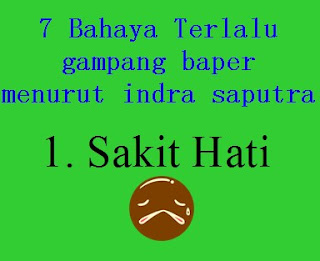 7 Bahaya Terlalu Gampang Baper Dalam Hidup Yang Mesti Kamu Hindari 