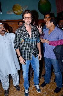 Hrithik promotes 'Krrish 3' at Gaiety